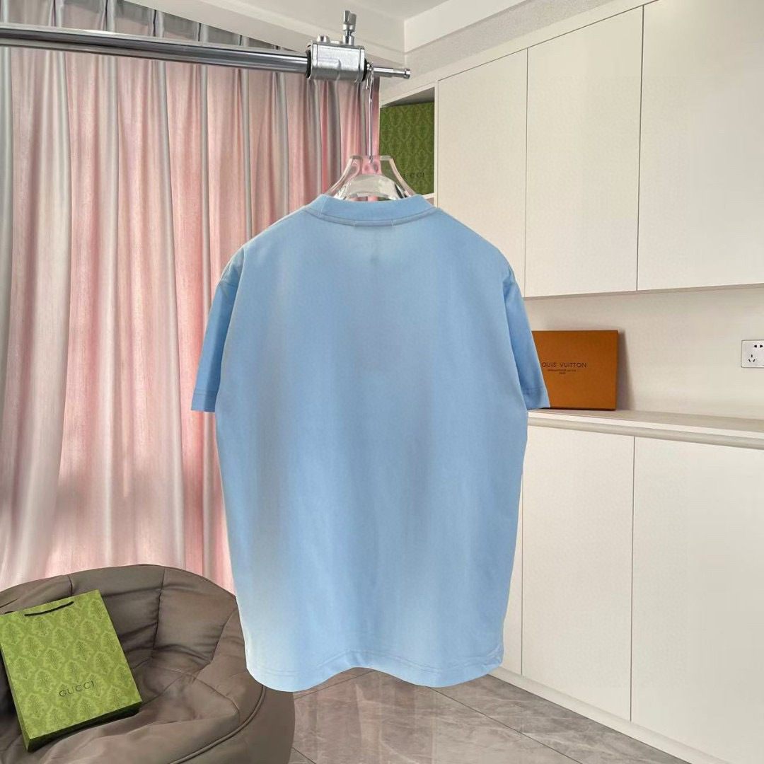 
CHANE*小香2025秋季新款 双C字母logo印花 短袖t恤  定制面料300g  男女同款
尺码