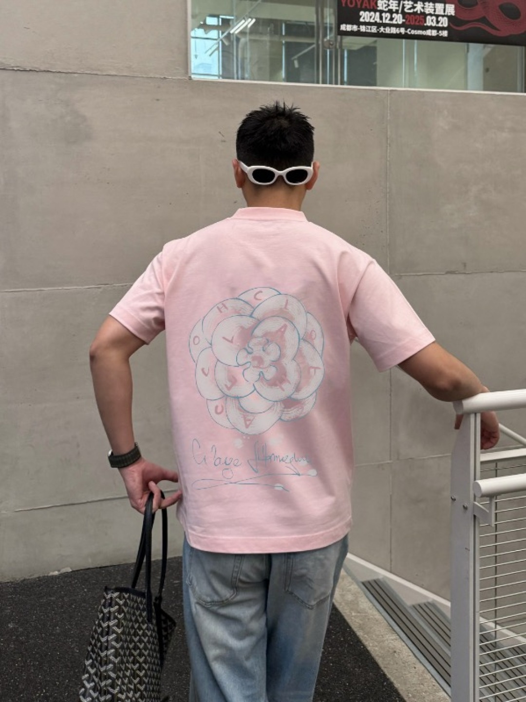 
CHANE*小香2025秋季新款 双C字母logo印花 短袖t恤  定制面料300g  男女同款
尺码