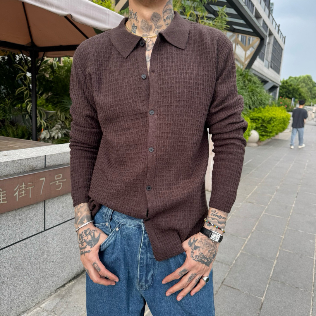  
lP🆕🌟秋冬新款开衫长袖🆕采用优质面料，超级柔软亲肤！内里走线工整细致，高端百搭款，品质可见！码数：