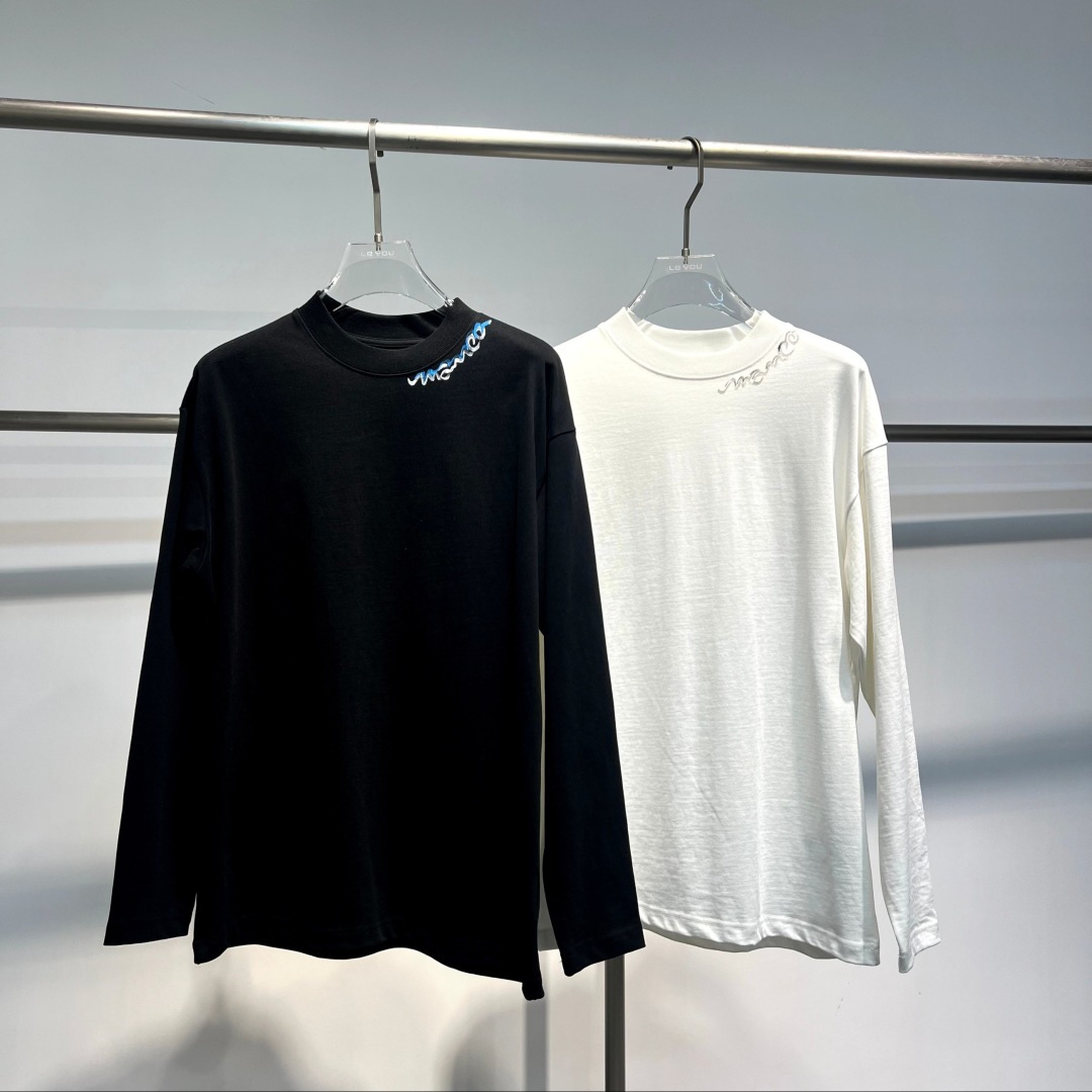  
25新款长袖阔版T恤
颜色：黑，白
尺码：S-XL