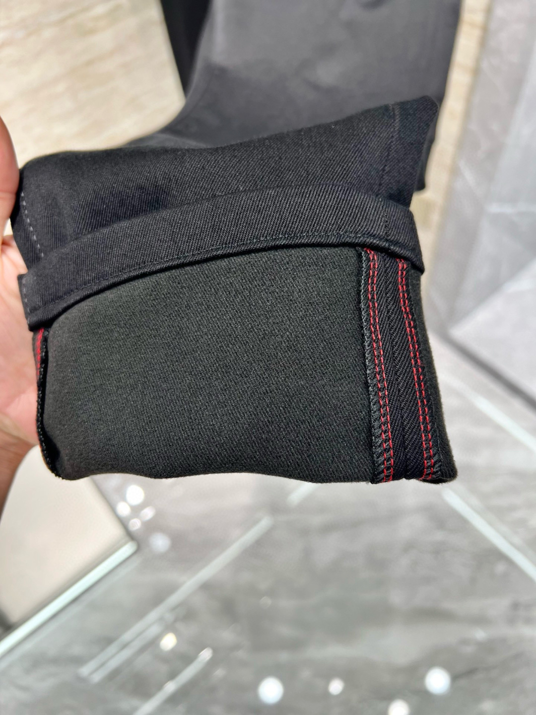 𝟐𝟎𝟐𝟓秋冬上新高订轻奢牛仔 现货供应 特殊成份莱赛尔面料 锁色黑牛 免烫抗皱𝟏𝟓𝟗𝟗# 黑牛 码数: 