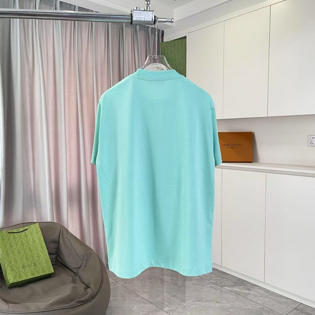 Loew*2025夏季新款 个性字母logo印花 定制面料300g 短袖t恤 男女同款尺码：S M L 