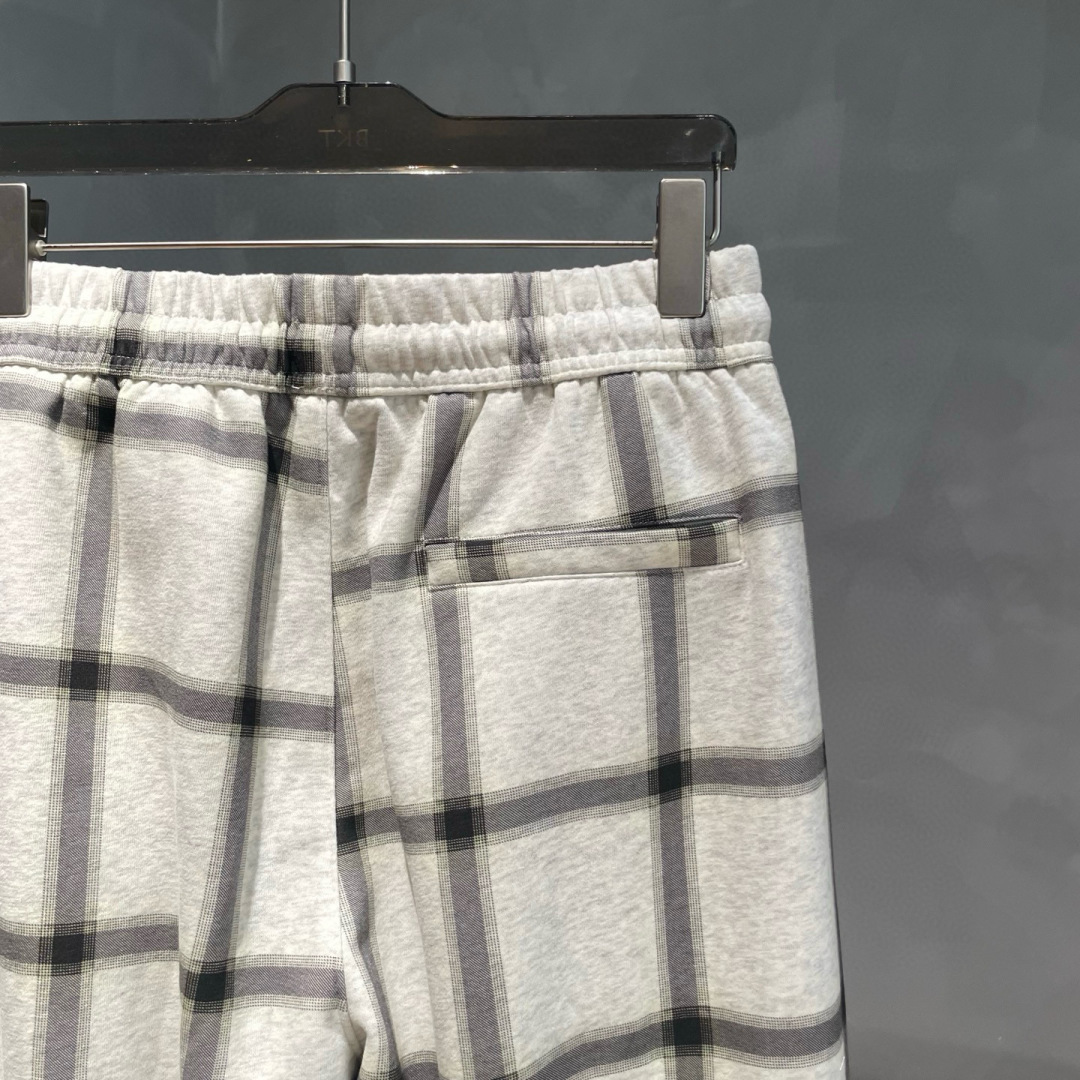 AMIRI🌟早秋新款格子休闲裤🆕采用优质面料，具有质感，松紧腰带设计，超级时尚洋气！码数：S-3XL 男