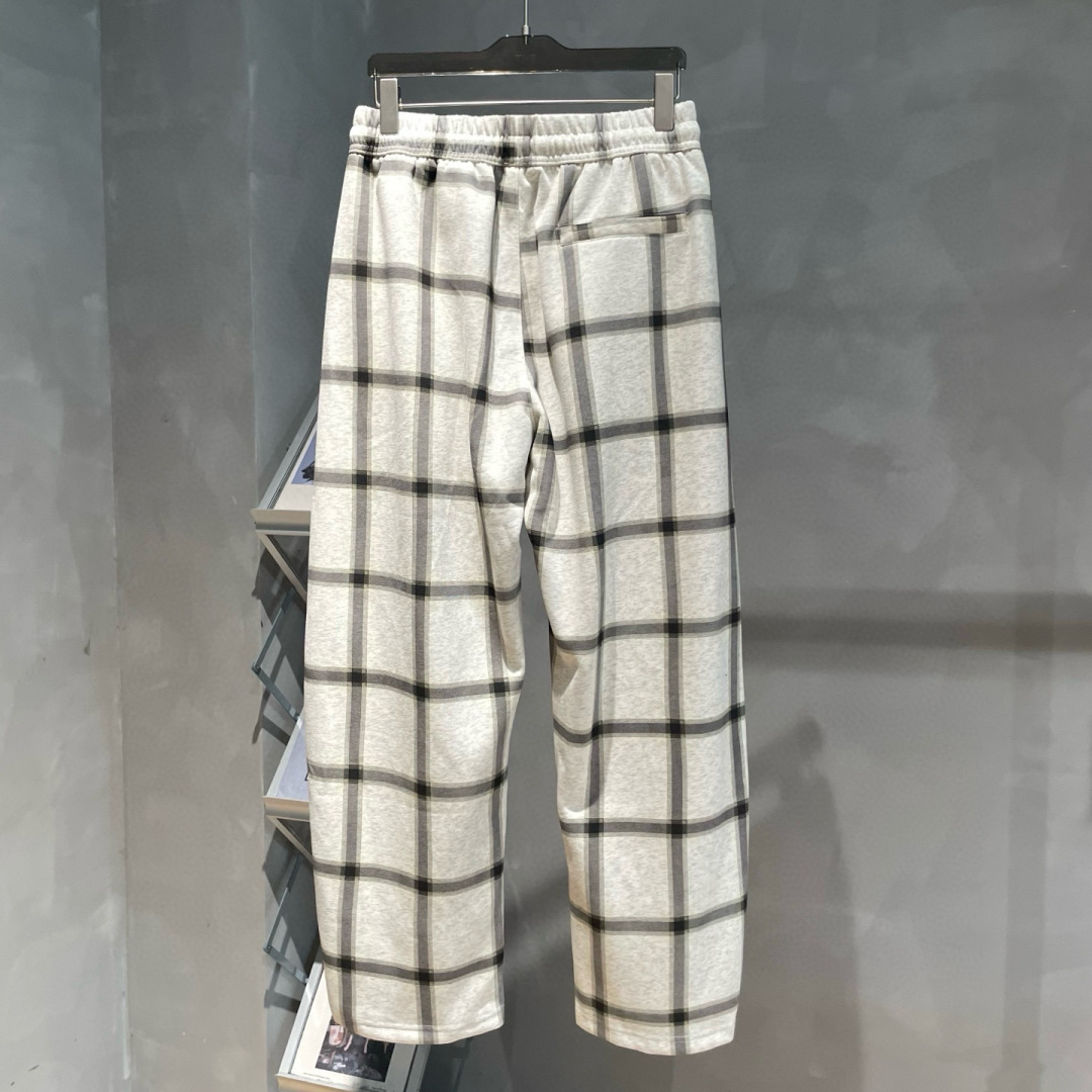 AMIRI🌟早秋新款格子休闲裤🆕采用优质面料，具有质感，松紧腰带设计，超级时尚洋气！码数：S-3XL 男