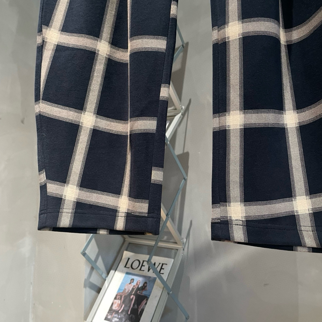 AMIRI🌟早秋新款格子休闲裤🆕采用优质面料，具有质感，松紧腰带设计，超级时尚洋气！码数：S-3XL 男