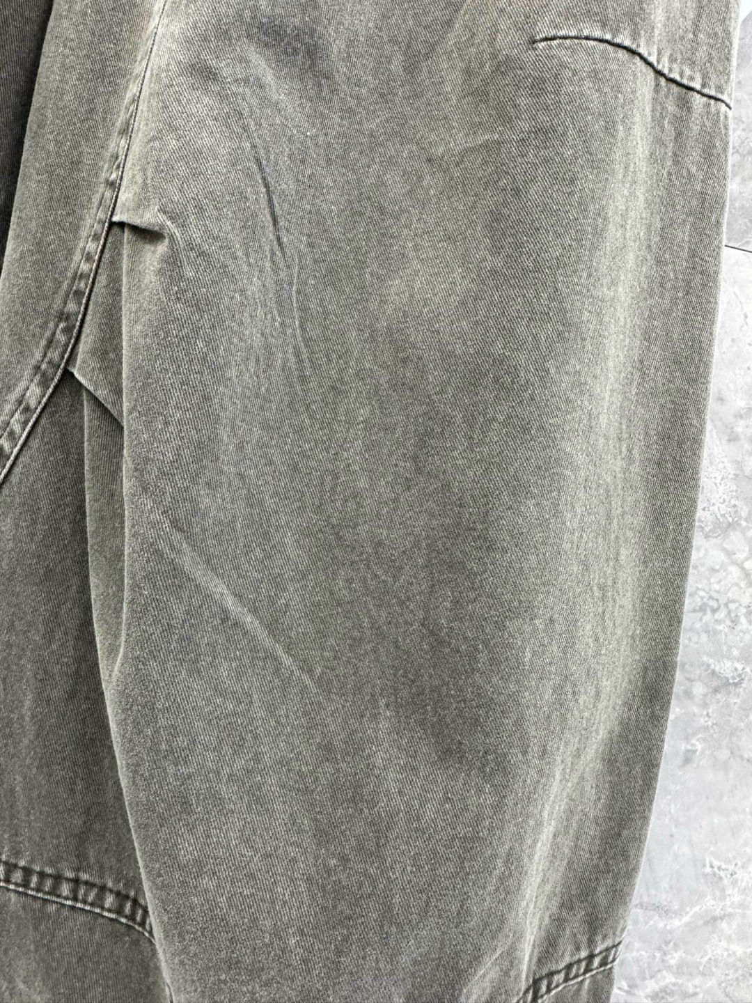 25秋冬新款CD x Stone Island户外复古休闲伞兵裤，男士柔软斜纹棉布宽松潮流长裤。顶级渠道