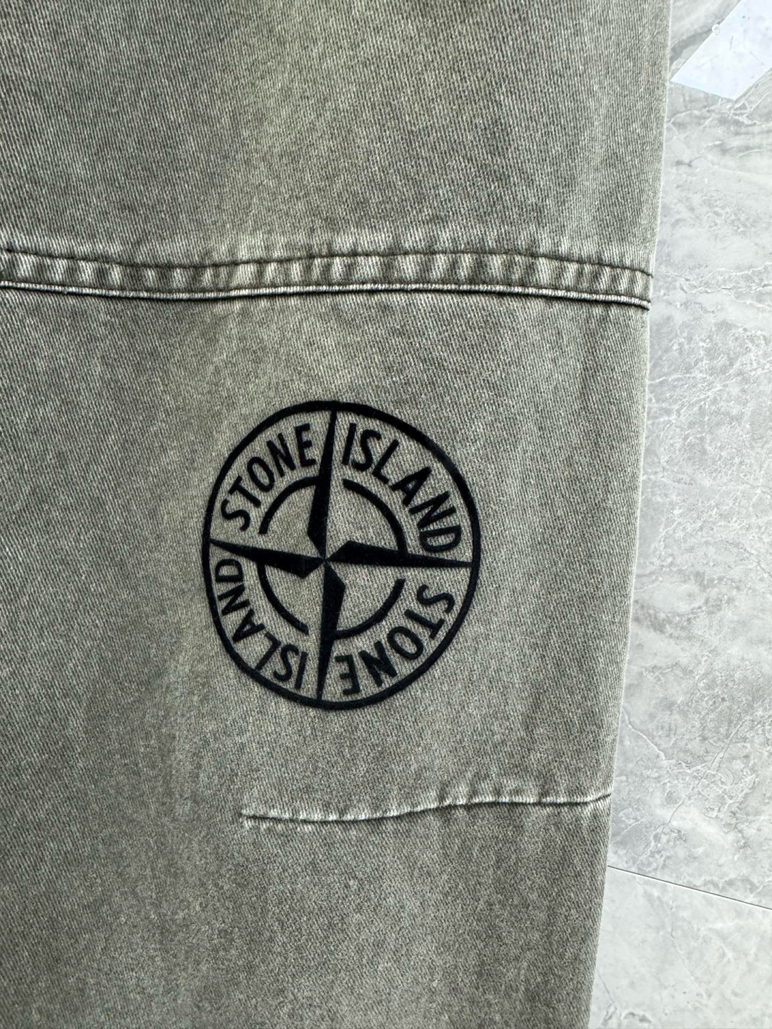 25秋冬新款CD x Stone Island户外复古休闲伞兵裤，男士柔软斜纹棉布宽松潮流长裤。顶级渠道