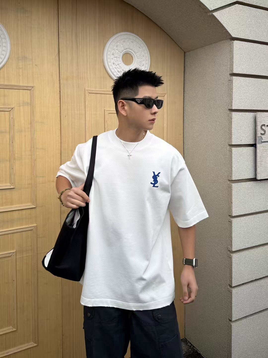 新款春夏重磅T恤[庆祝]颜色：黑，白，尺码：XS-XL