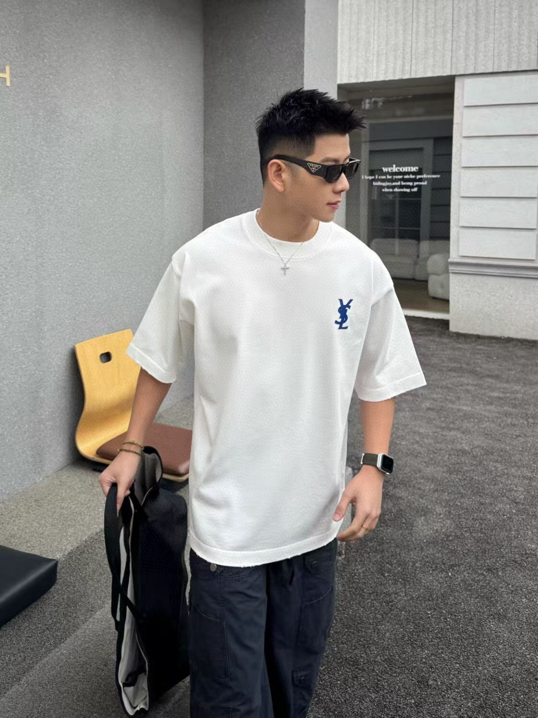 新款春夏重磅T恤[庆祝]颜色：黑，白，尺码：XS-XL