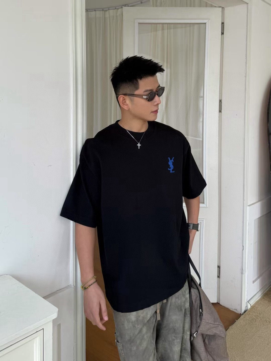 新款春夏重磅T恤[庆祝]颜色：黑，白，尺码：XS-XL