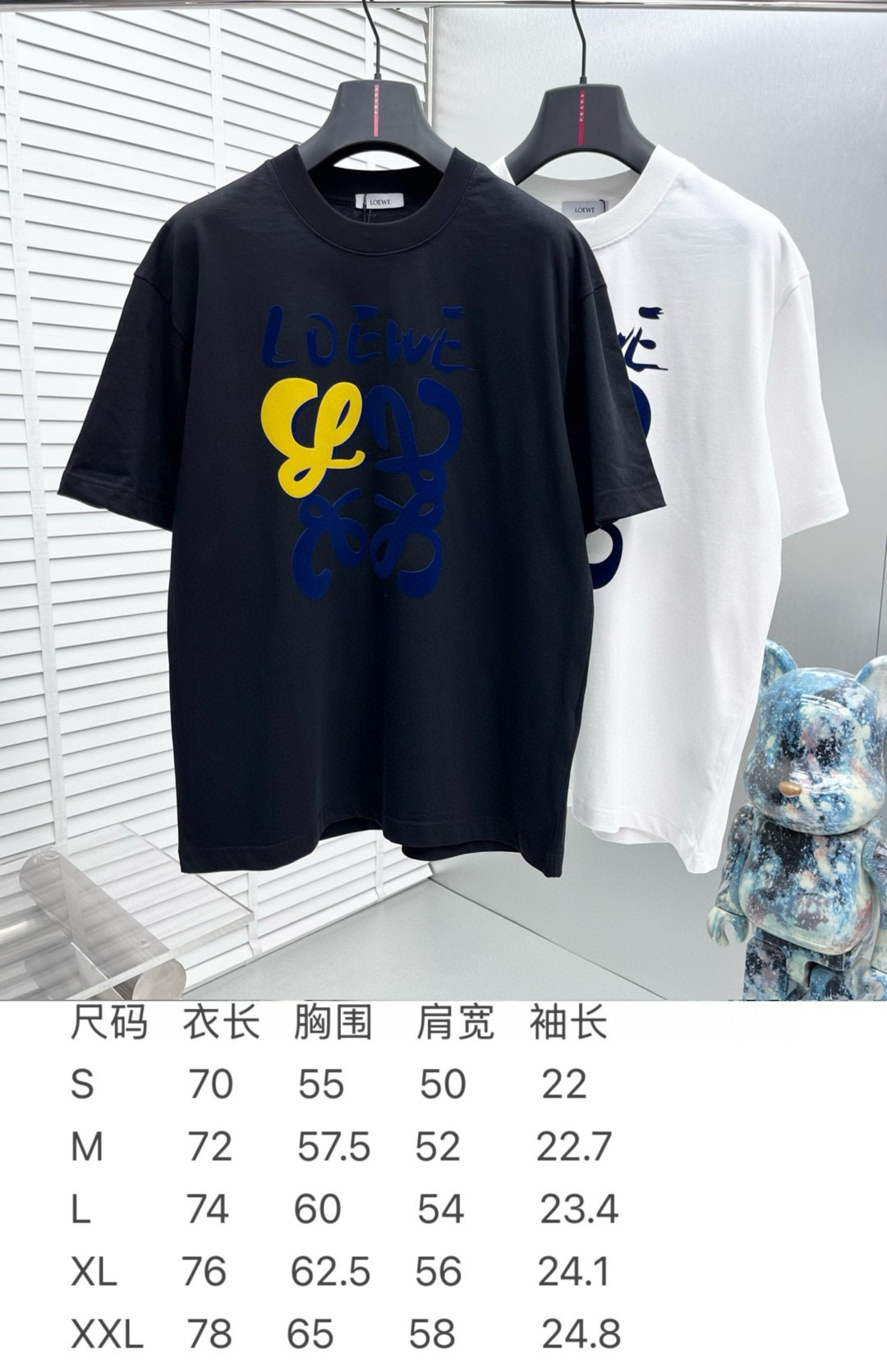 Loew* 25ss新款短袖，定制280克全棉面料，前幅印花logo，非常简约大气的一款 无论是上身舒适