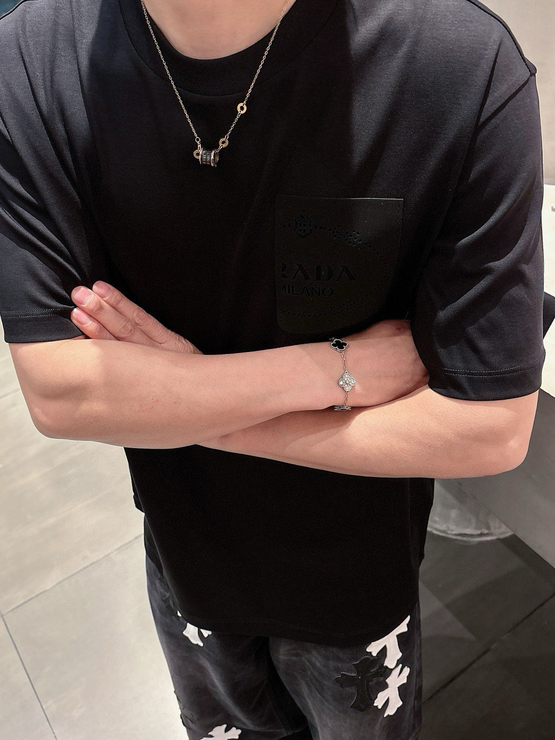 2025 S/S New 新品颜色：黑色 白色 石墨灰尺码：M-3XL 微阔版型P.S：兰精莫代尔+匹马