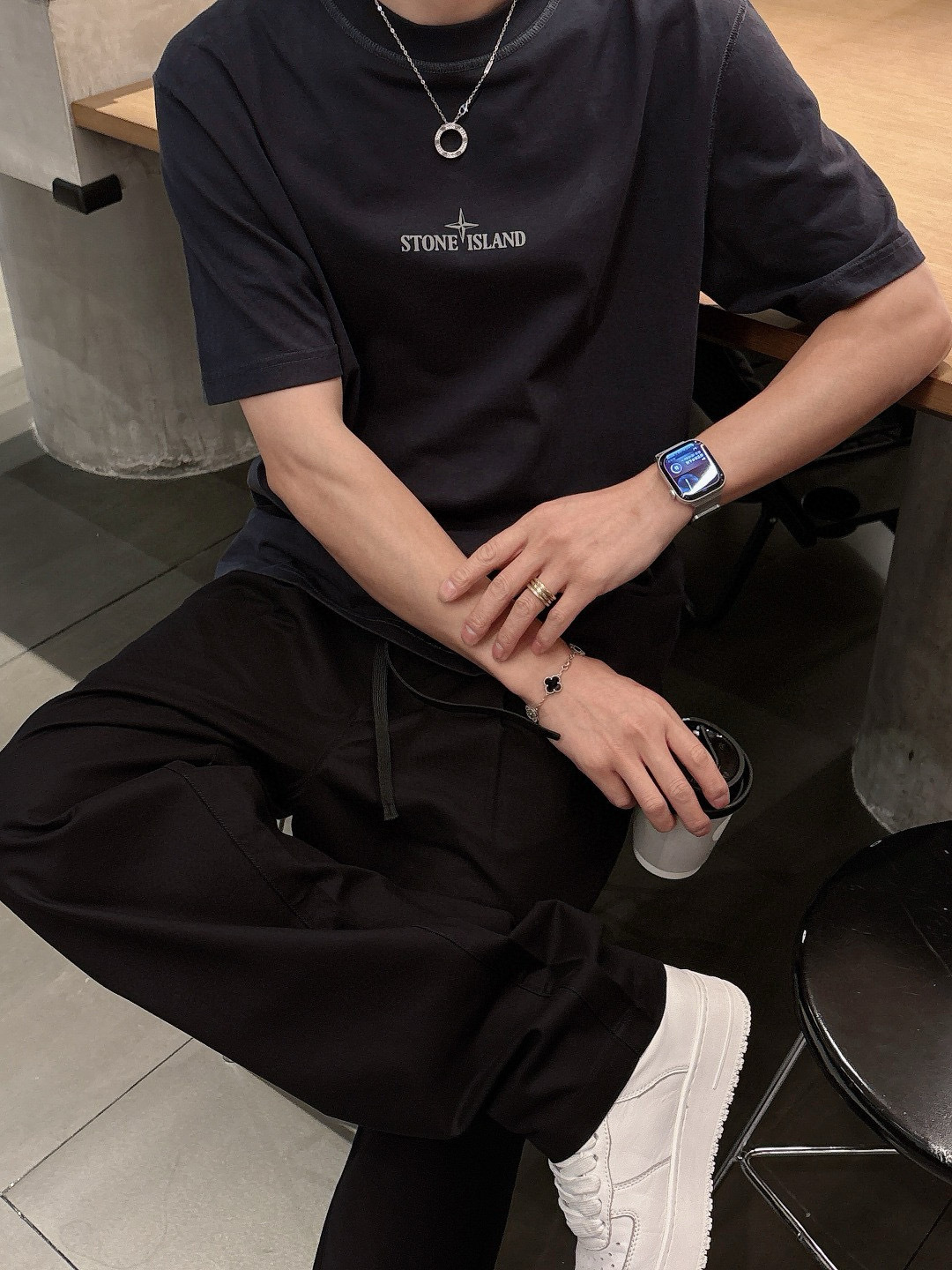 2025 S/S New 新品颜色：黑色 白色 灰色尺码：M—3XL 微阔版型P.S：265克重纯棉肌理