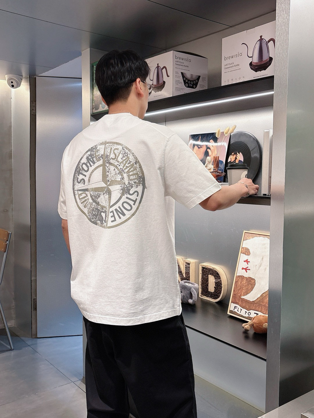 2025 S/S New 新品颜色：黑色 白色 灰色尺码：M—3XL 微阔版型P.S：265克重纯棉肌理