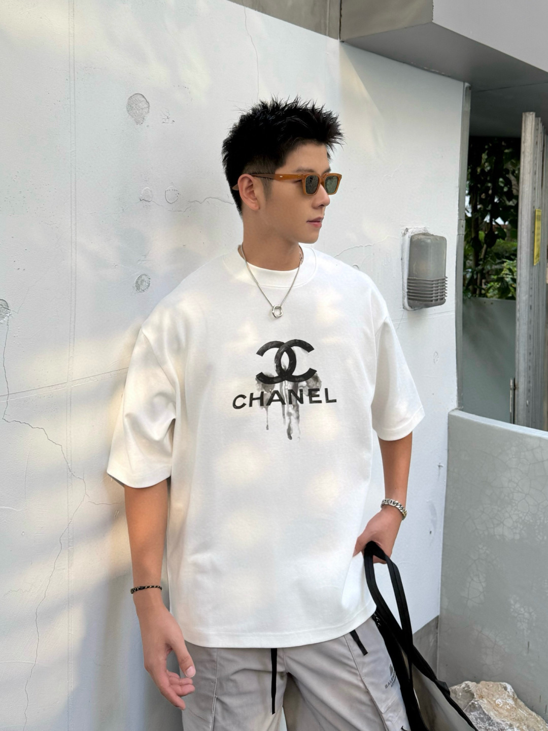 新款秋冬高克重T恤🆕颜色：黑，白码数：S-XL款号：812