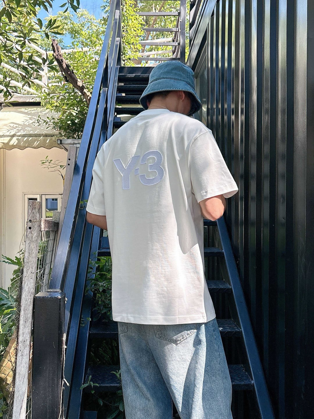 Y-3 25新款磨毛短袖阔版T恤颜色：黑，白，灰尺码：XS-XL