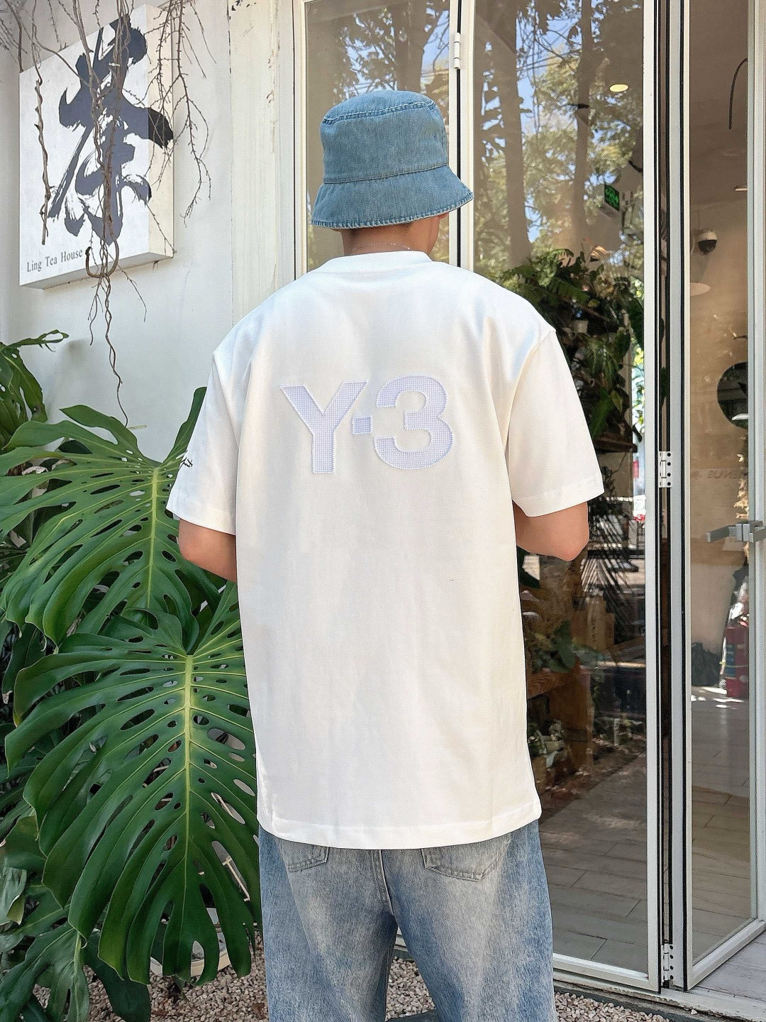 Y-3 25新款磨毛短袖阔版T恤颜色：黑，白，灰尺码：XS-XL