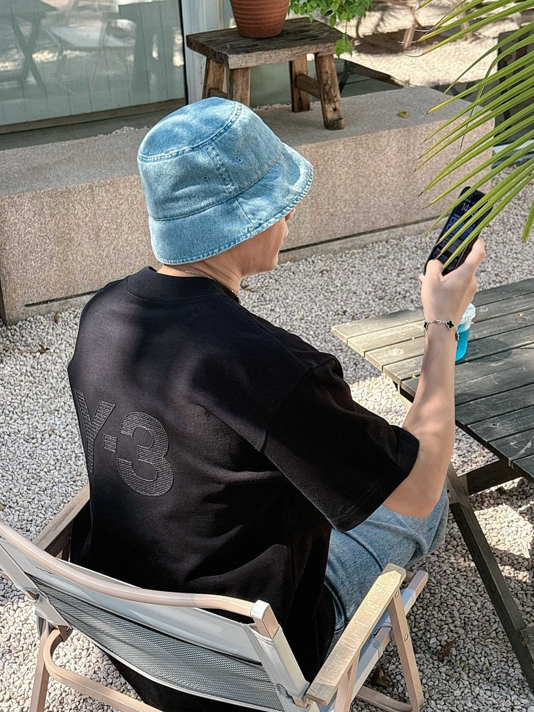 Y-3 25新款磨毛短袖阔版T恤颜色：黑，白，灰尺码：XS-XL