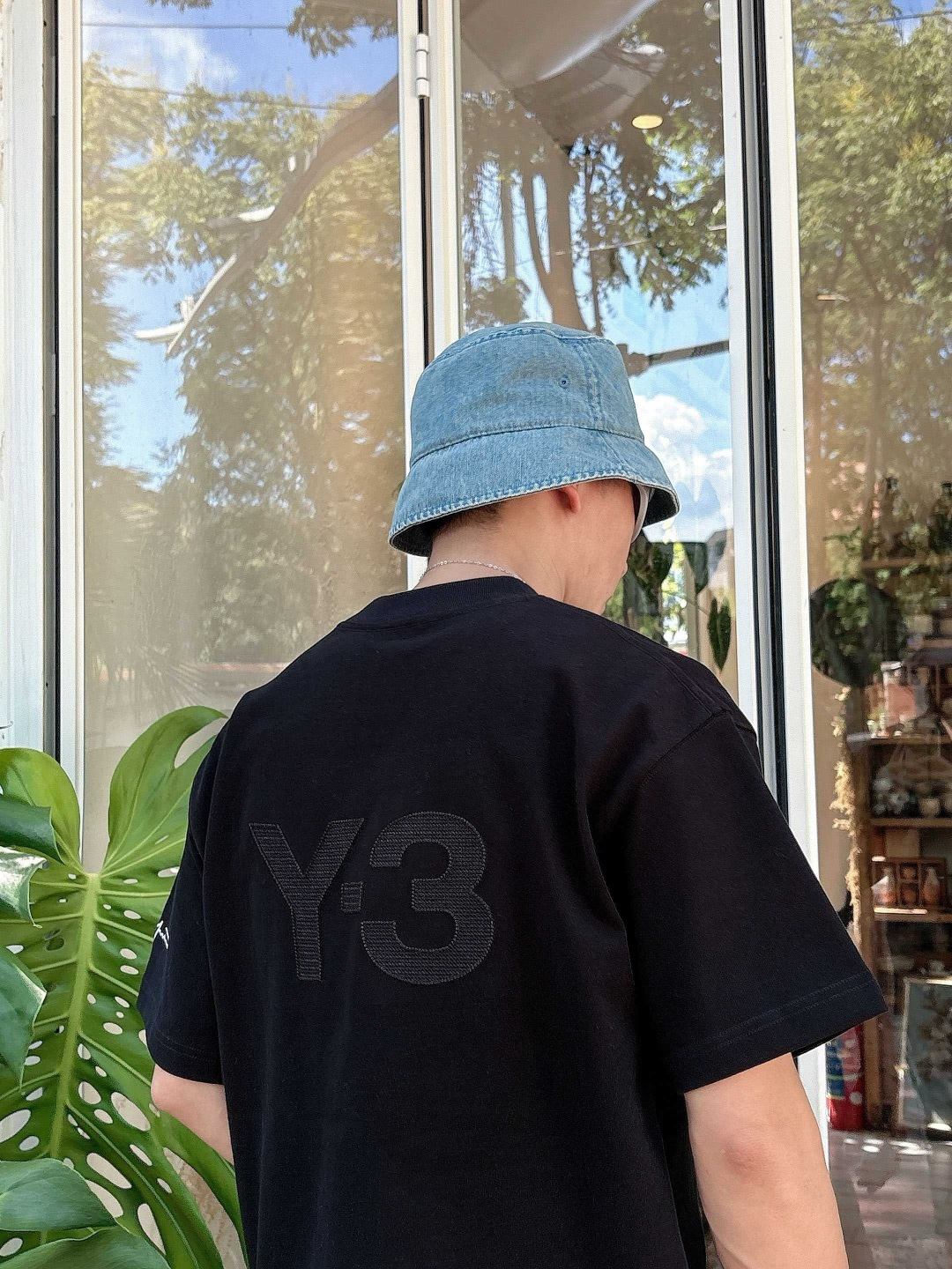 Y-3 25新款磨毛短袖阔版T恤颜色：黑，白，灰尺码：XS-XL