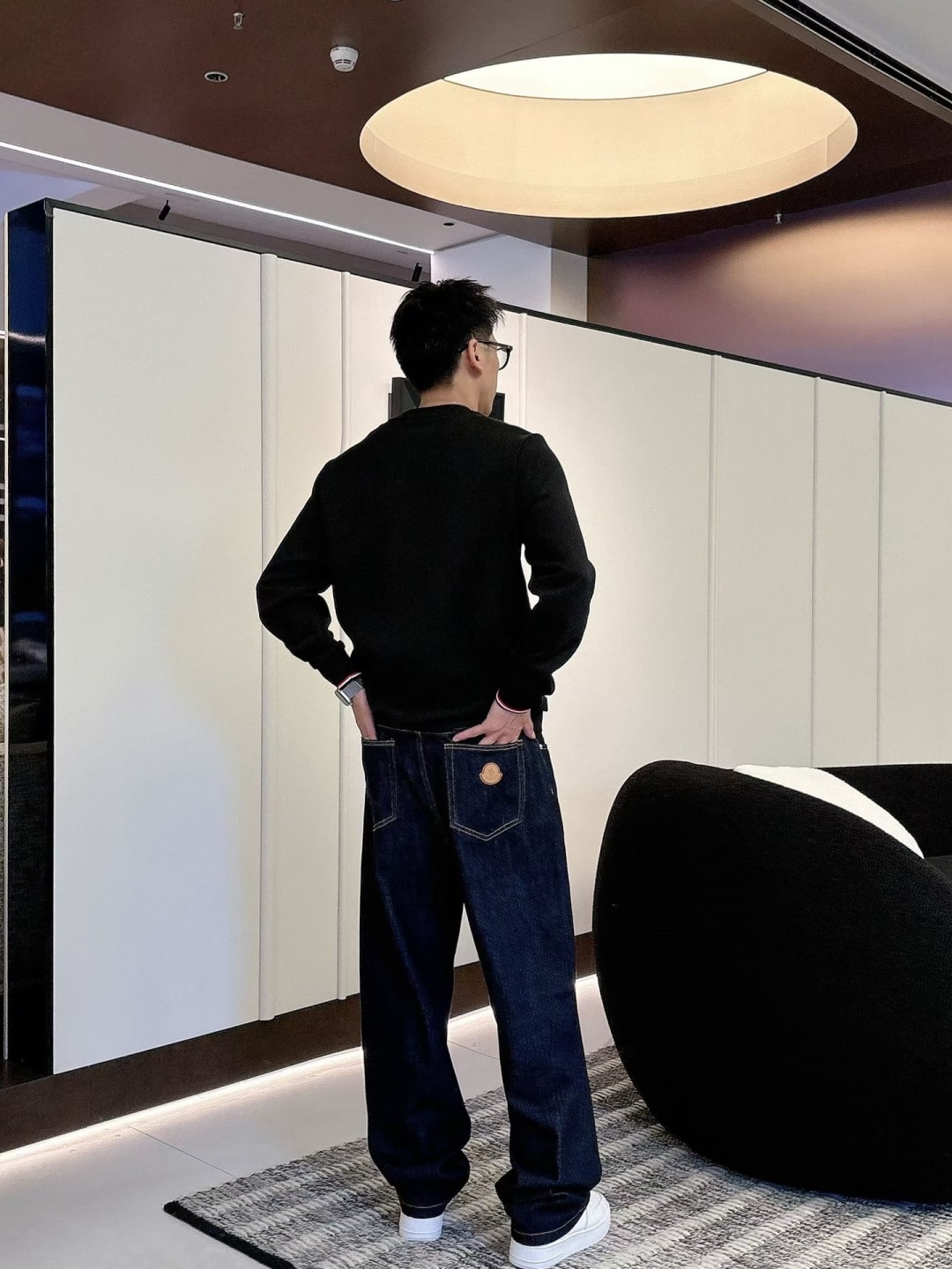 2025秋冬新款蒙口牛仔裤 m-3XL