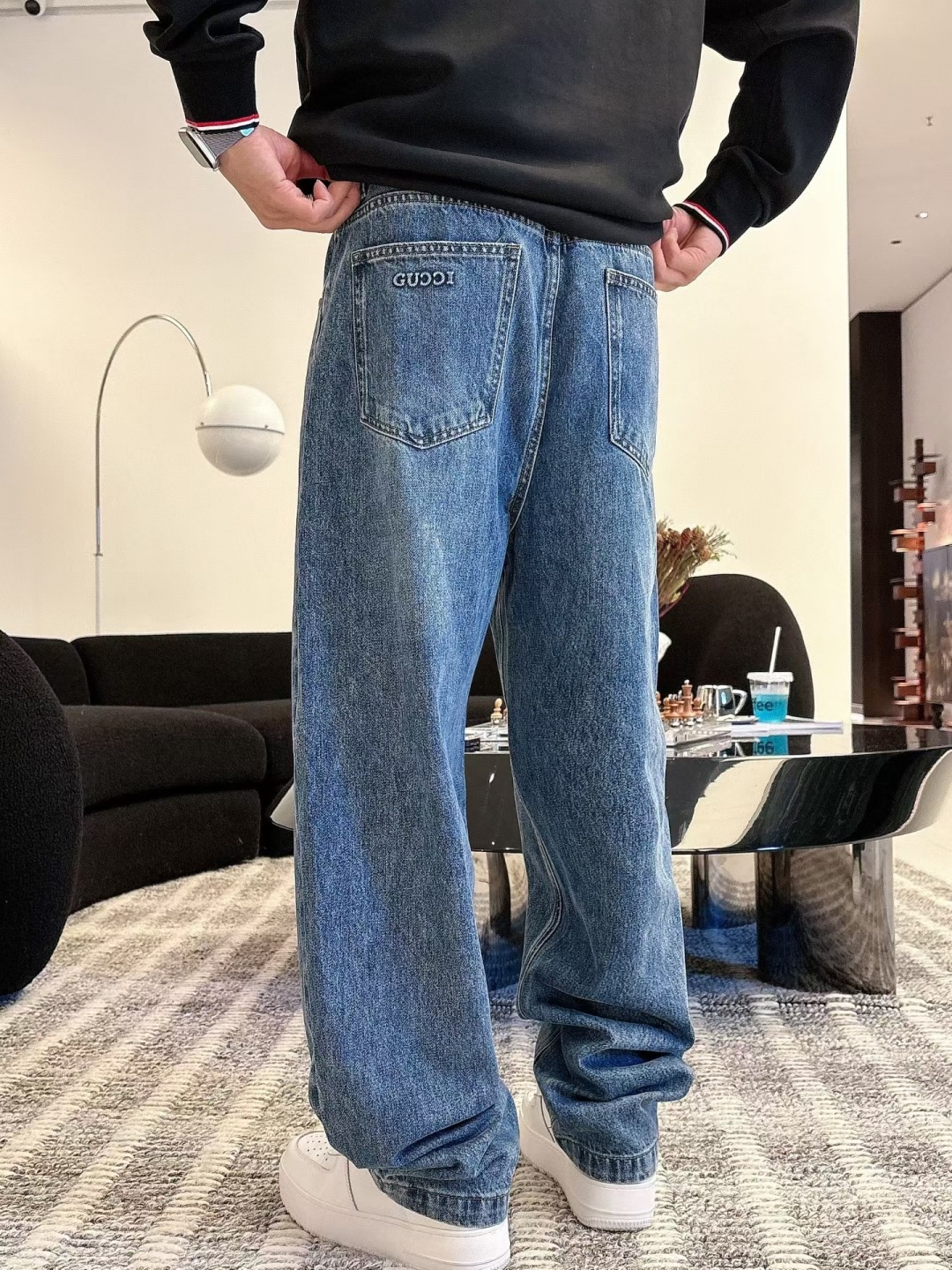 2025秋冬新款G家牛仔裤 m-3XL