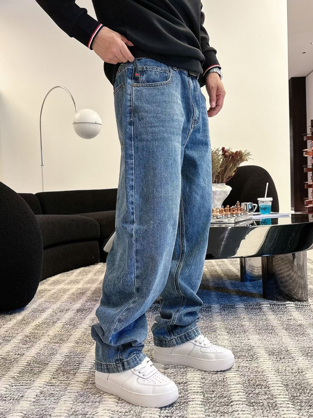 2025秋冬新款G家牛仔裤 m-3XL