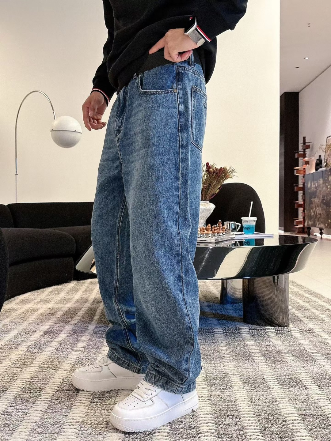 2025秋冬新款G家牛仔裤 m-3XL