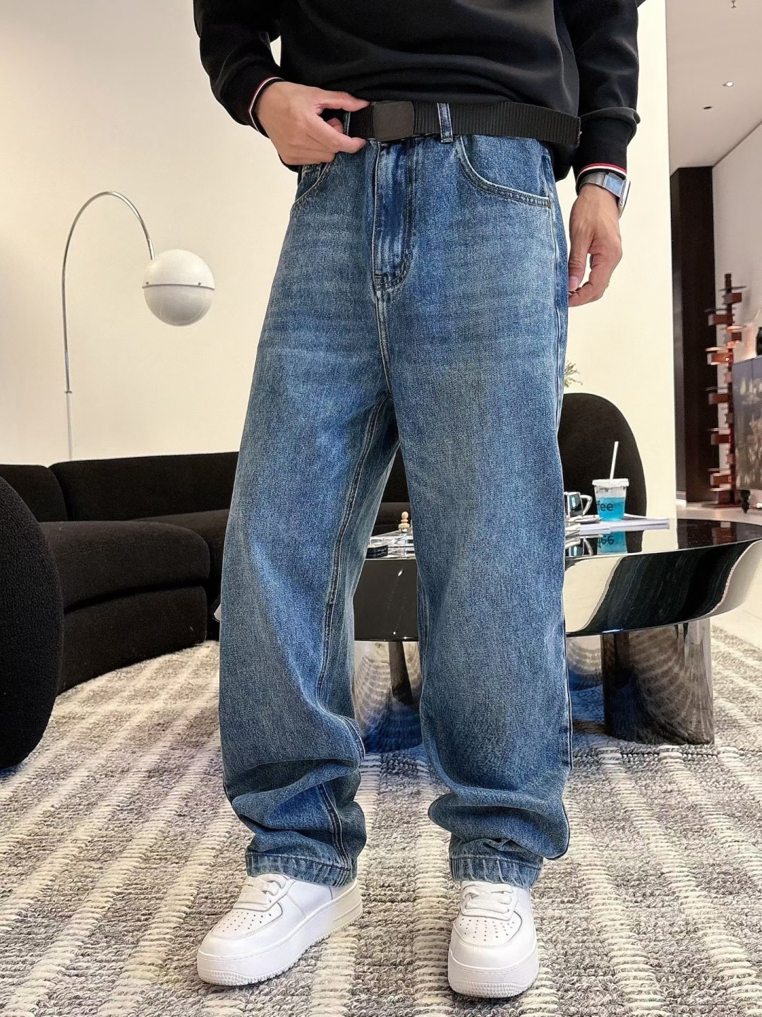 2025秋冬新款G家牛仔裤 m-3XL