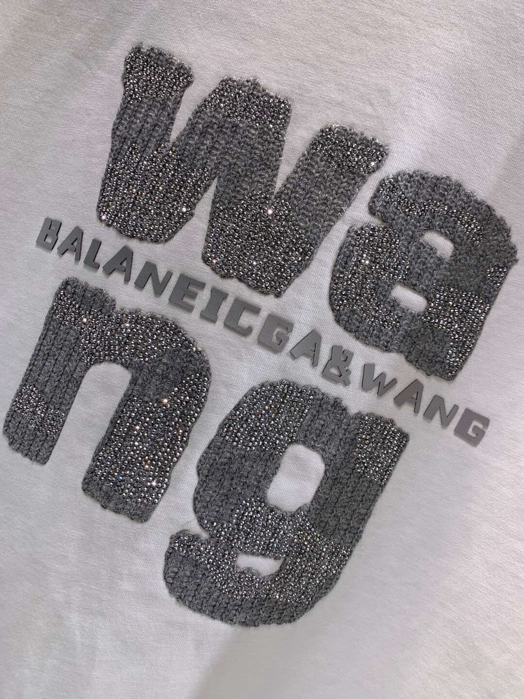 2025春夏新款大王亮珠刺绣工艺短袖尺码：XS-XL 最大可穿230斤