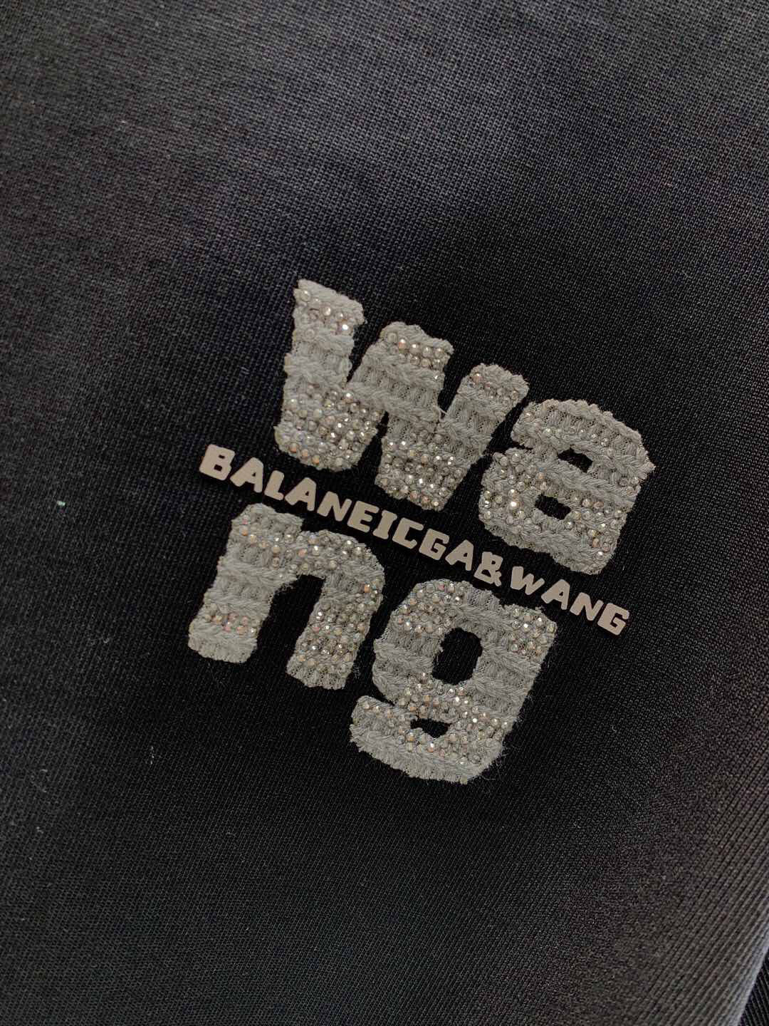 2025春夏新款大王亮珠刺绣工艺短袖尺码：XS-XL 最大可穿230斤