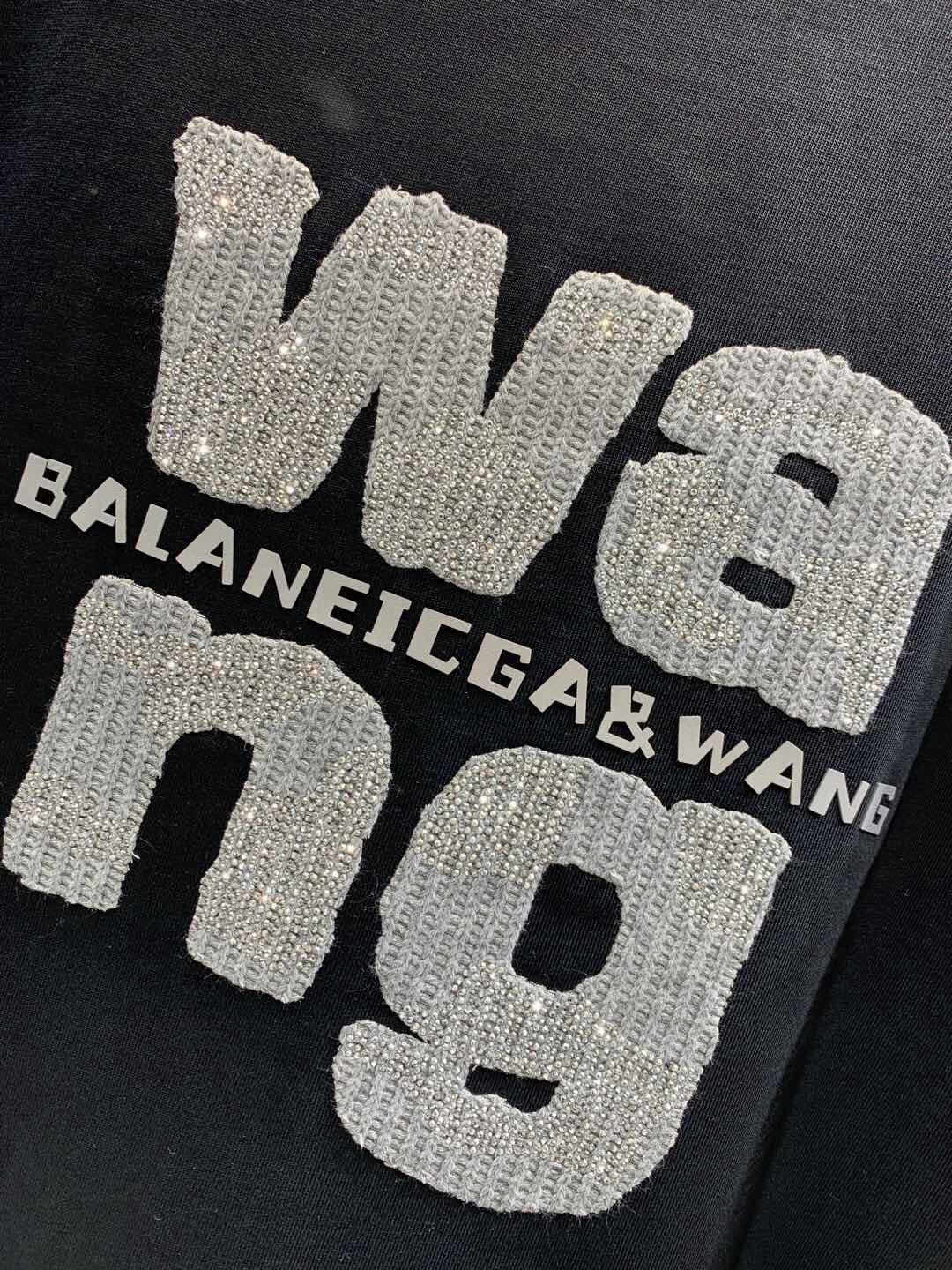 2025春夏新款大王亮珠刺绣工艺短袖尺码：XS-XL 最大可穿230斤