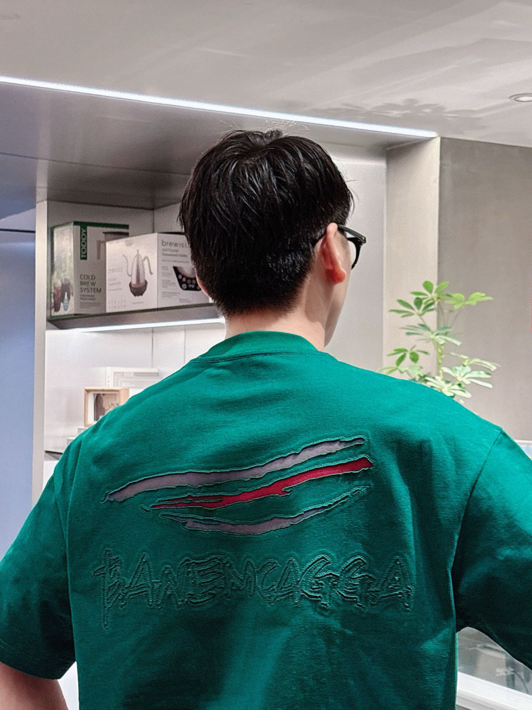 2025春夏新款巴黎世家烧花短袖M-3Xl