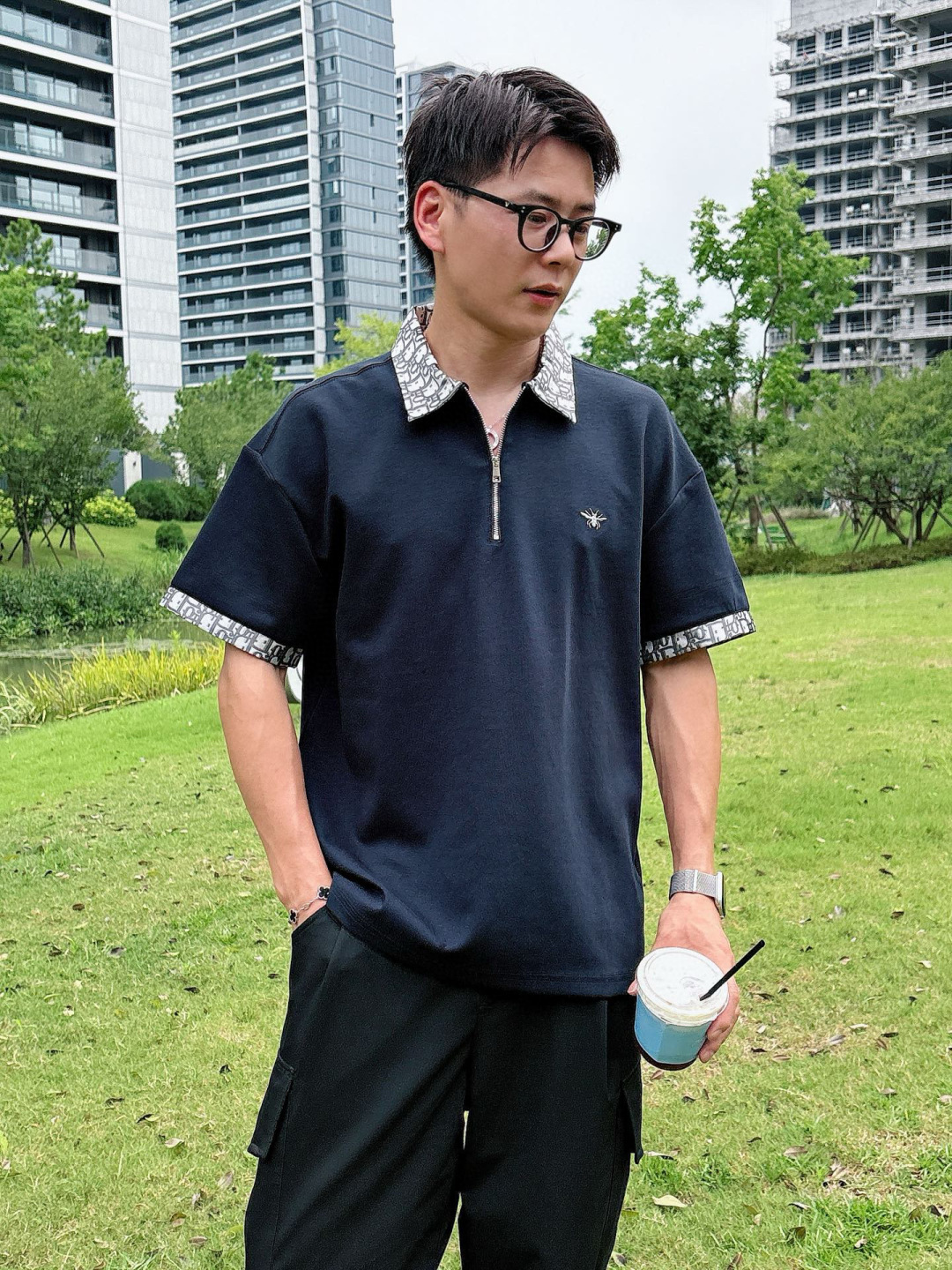 2025年新款D家翻领短袖m-3XL