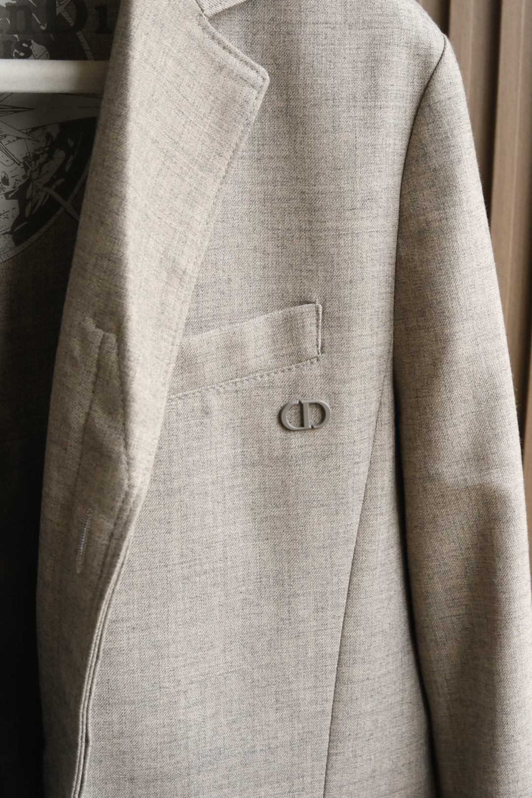 粗肌理CD西装外套2025 秋冬最新款上架Christ*an D*** 2025秋冬系列新品精选混纺纤维
