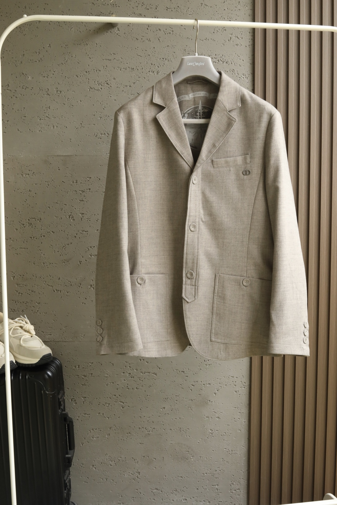 粗肌理CD西装外套2025 秋冬最新款上架Christ*an D*** 2025秋冬系列新品精选混纺纤维