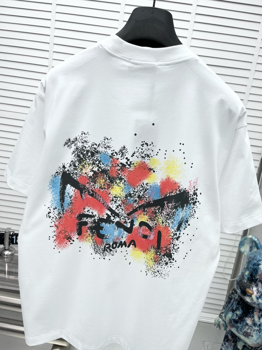 Fend* 25ss新款短袖，定制280克全棉面料，前幅印花logo，非常简约大气的一款 无论是上身舒适