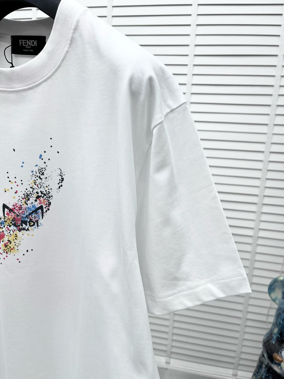 Fend* 25ss新款短袖，定制280克全棉面料，前幅印花logo，非常简约大气的一款 无论是上身舒适