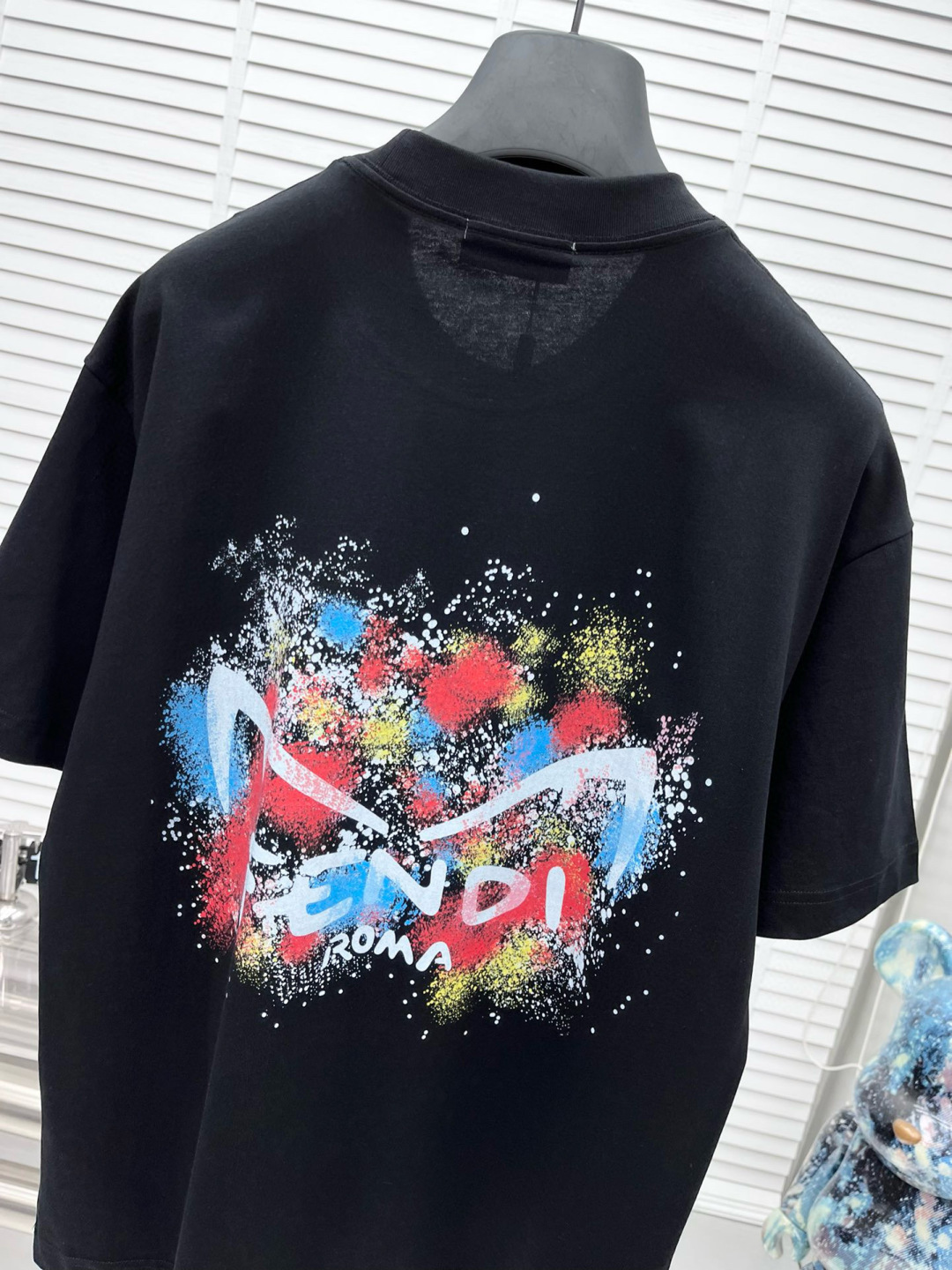 Fend* 25ss新款短袖，定制280克全棉面料，前幅印花logo，非常简约大气的一款 无论是上身舒适