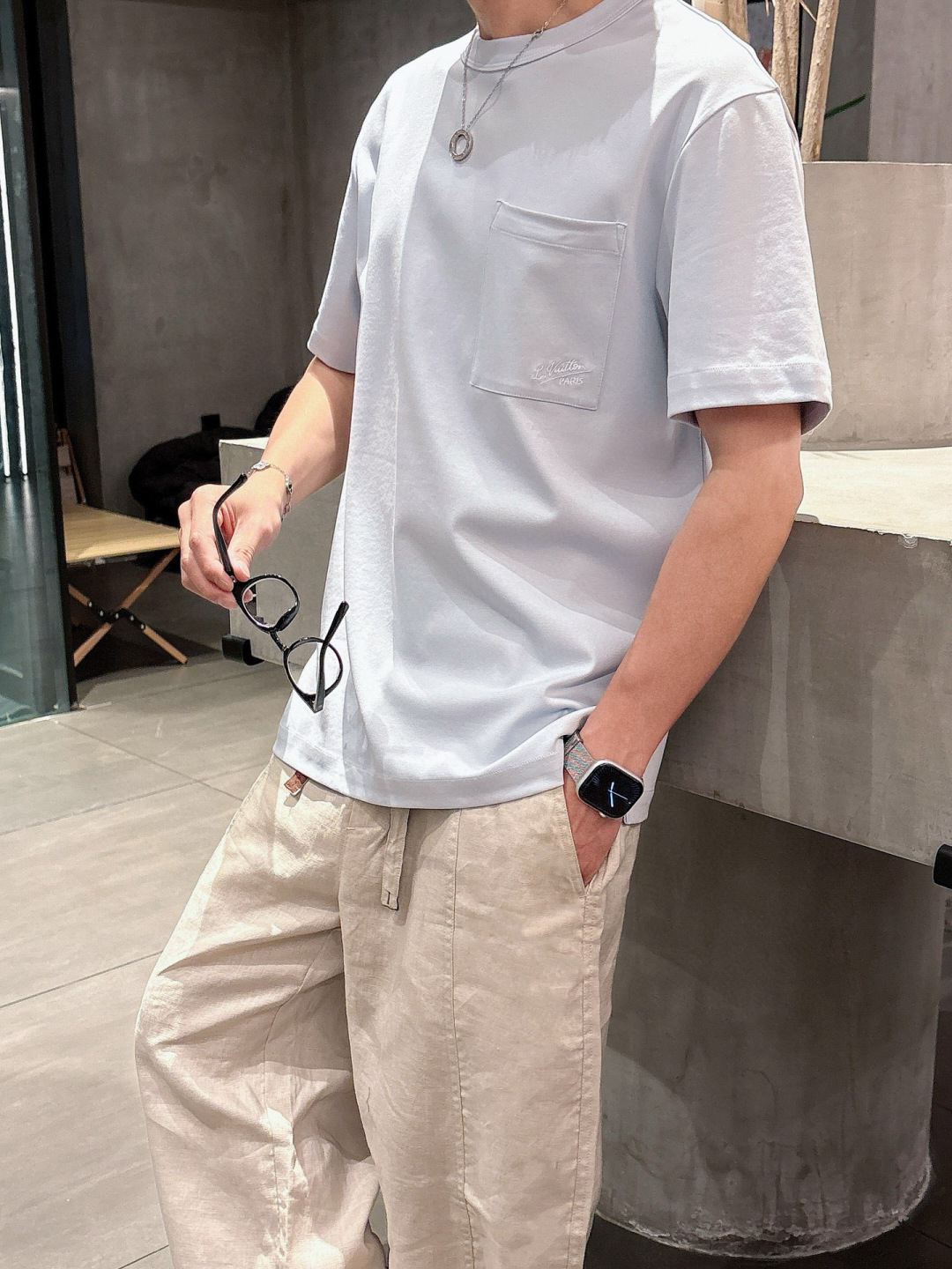 2025年 春夏系列🔥🔥H8058🔥🔥1.颜色：黑色 白色 灰色 豆绿 蓝色2.尺码：M-5XL3.版型