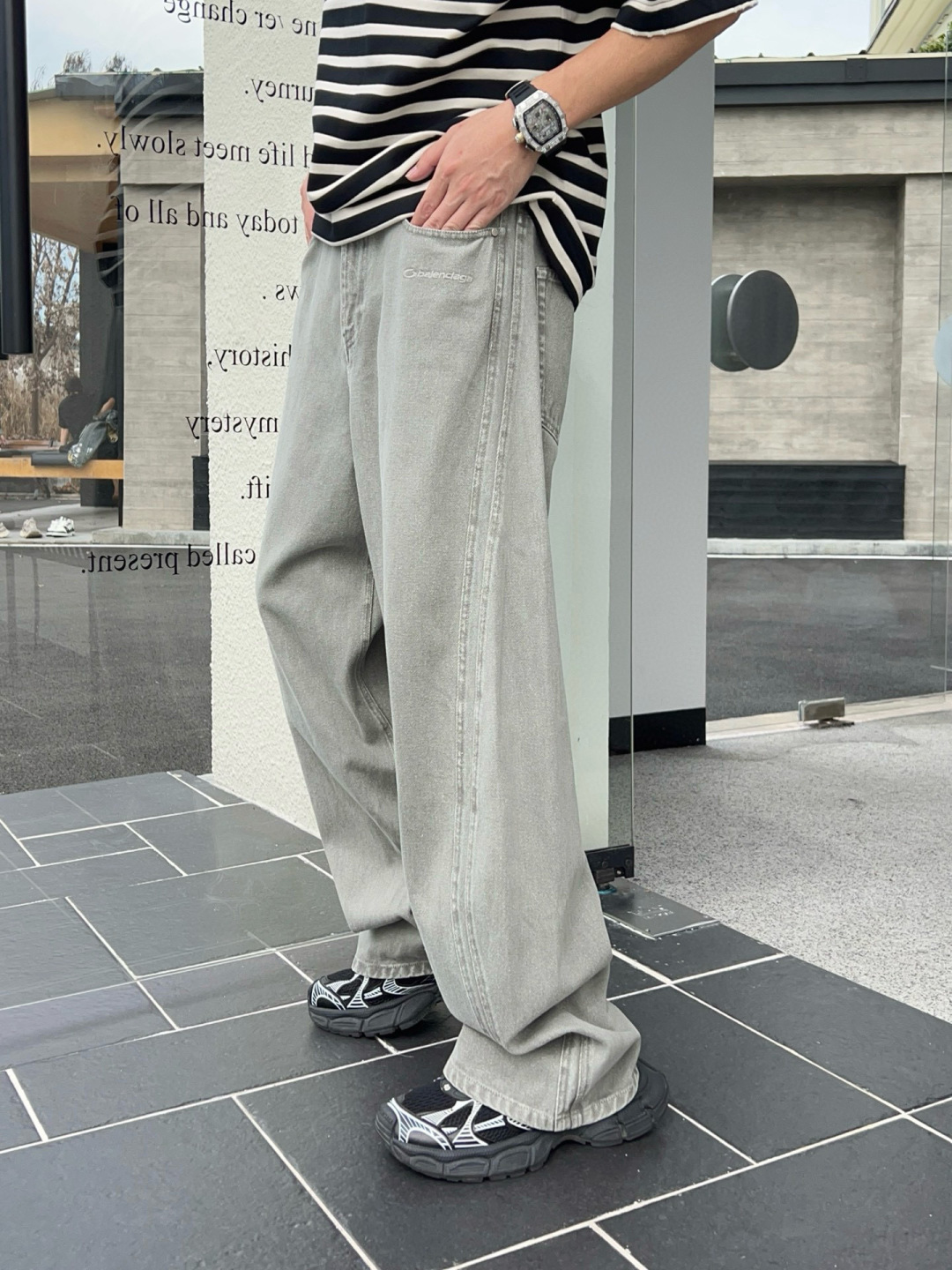 秋季裤子🆕颜色：黑，灰码数：M-3XL款号：5211