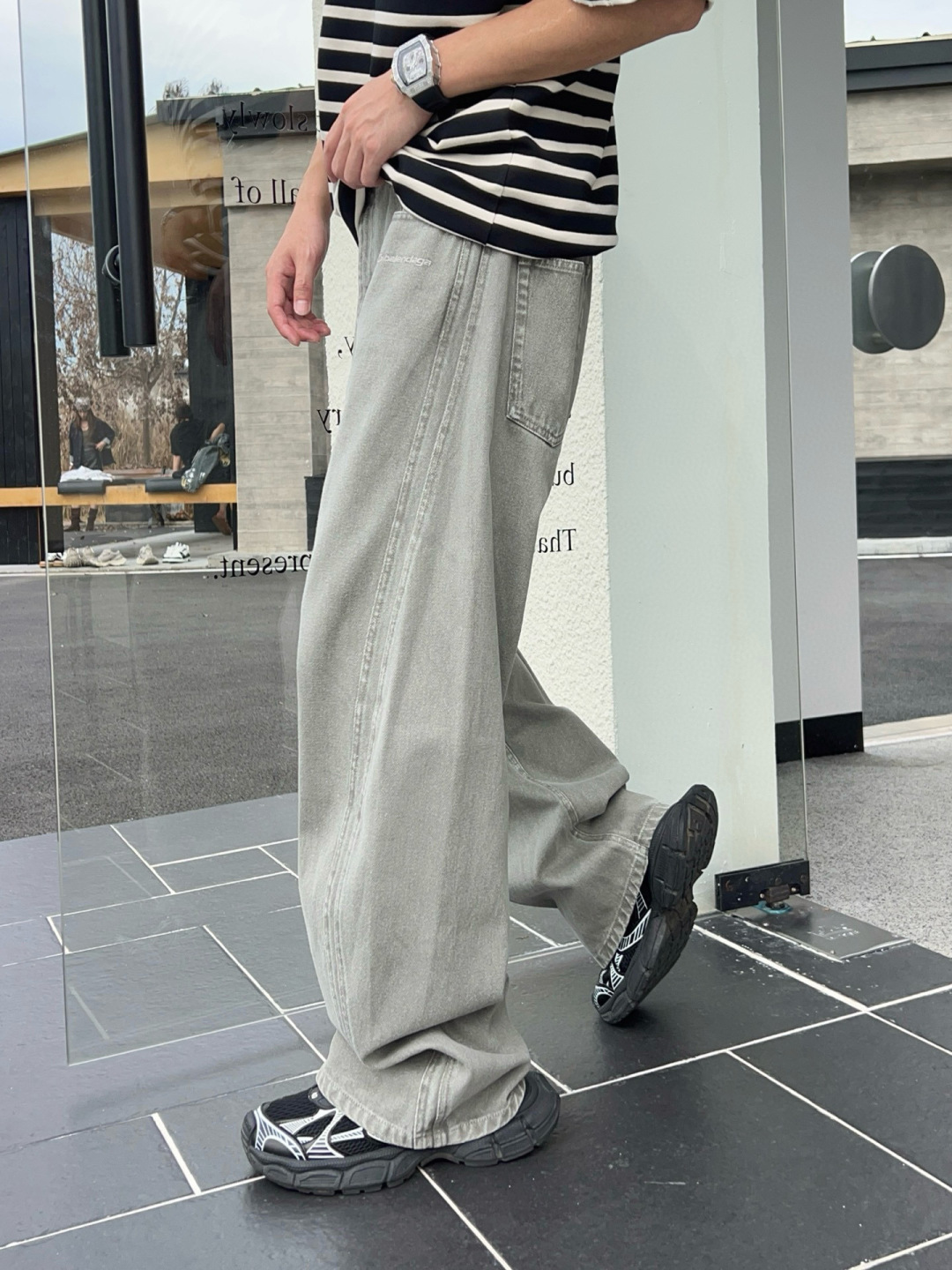 秋季裤子🆕颜色：黑，灰码数：M-3XL款号：5211