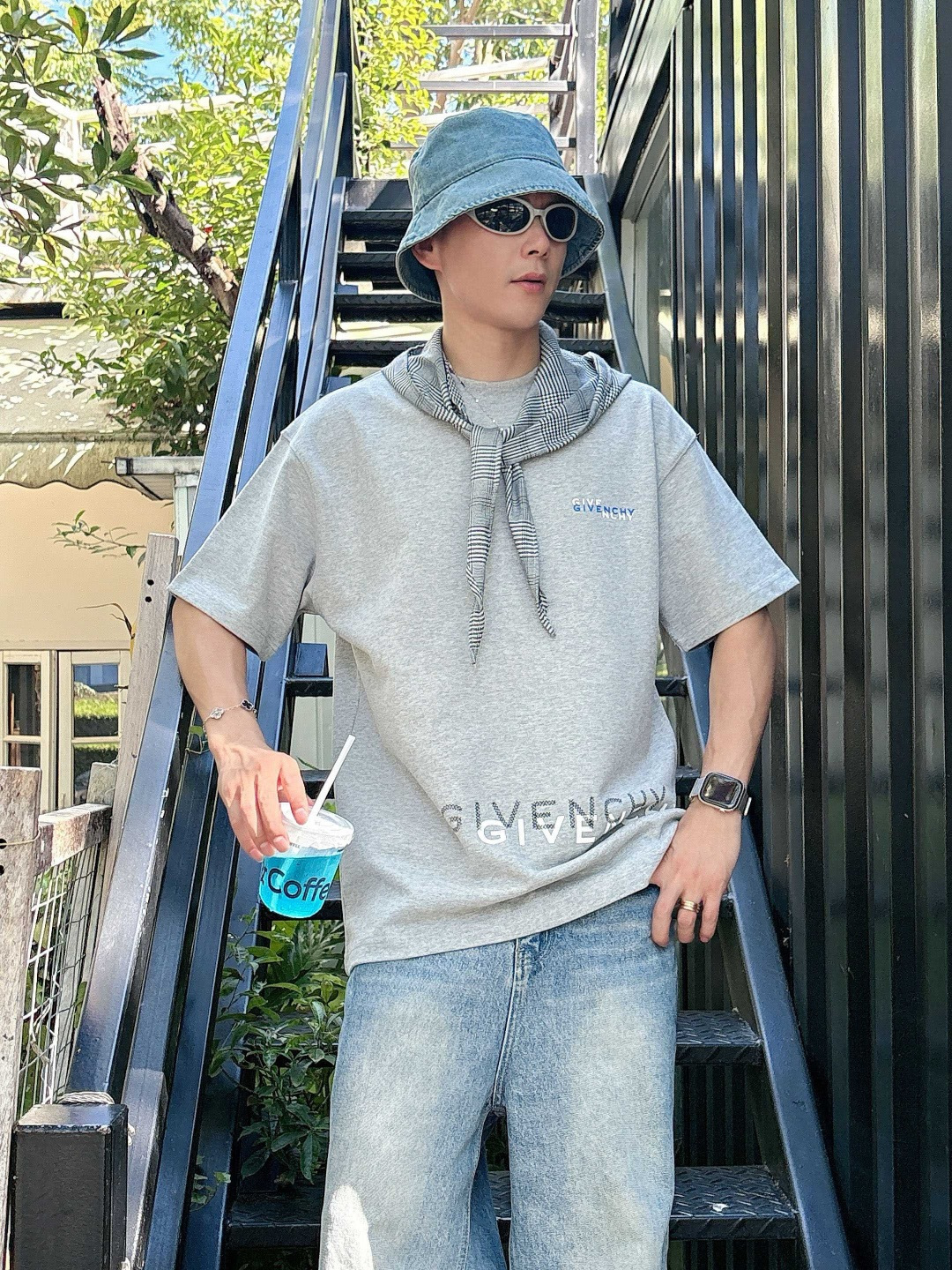 25新款磨毛短袖阔版T恤颜色：黑，白，灰尺码：XS-XL