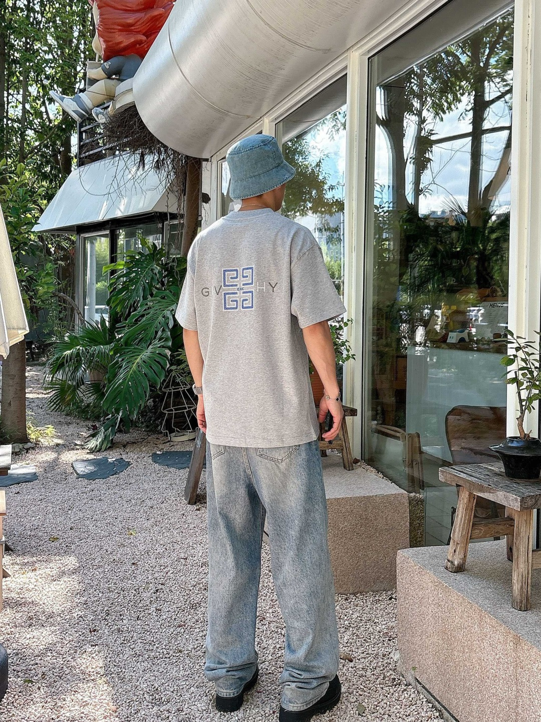 25新款磨毛短袖阔版T恤颜色：黑，白，灰尺码：XS-XL