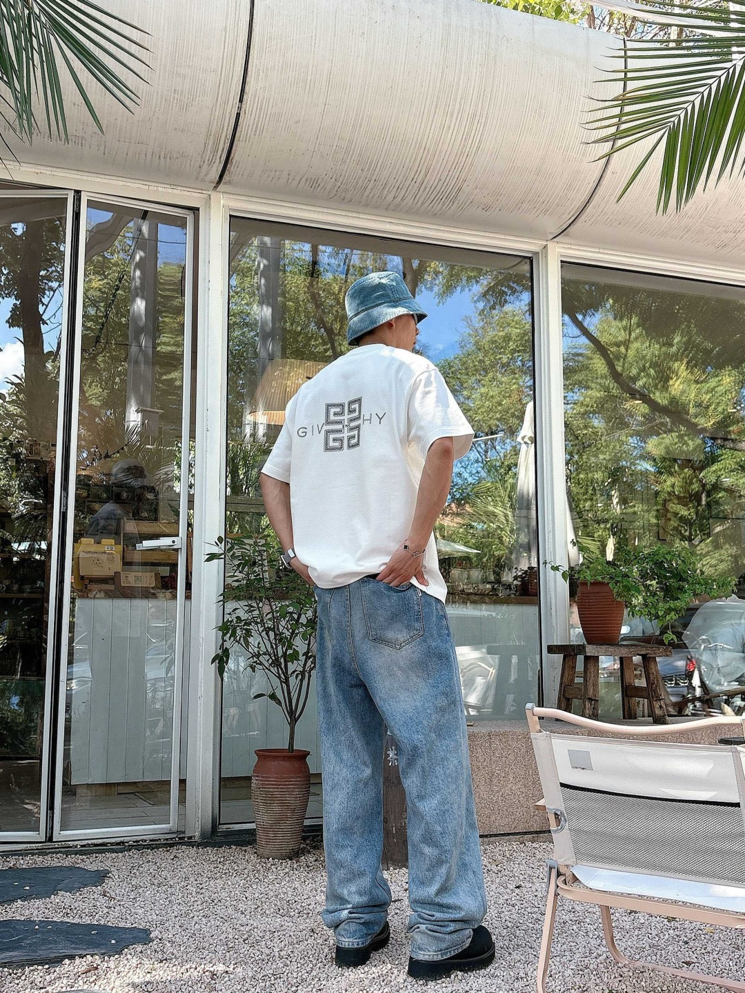 25新款磨毛短袖阔版T恤颜色：黑，白，灰尺码：XS-XL