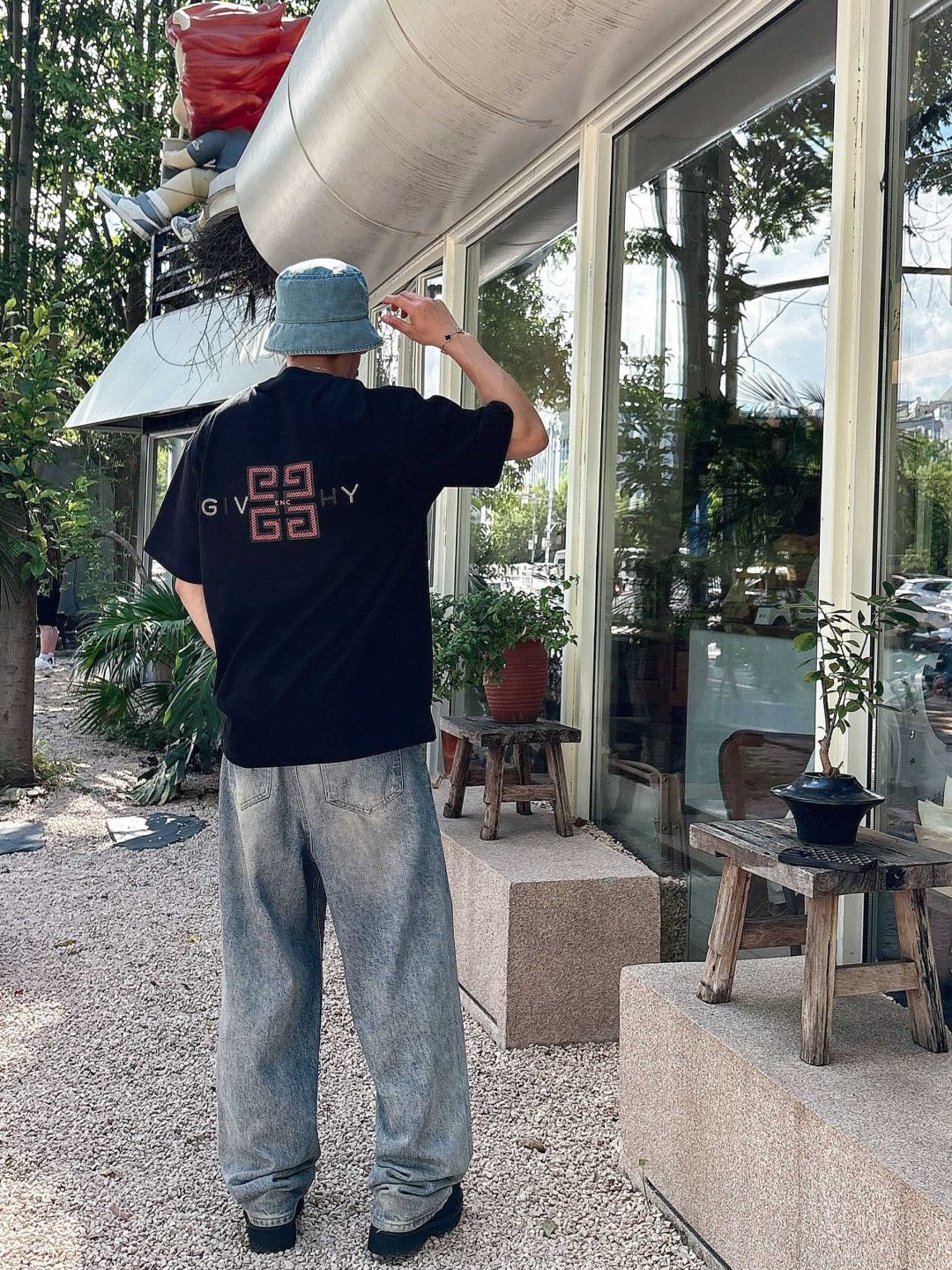 25新款磨毛短袖阔版T恤颜色：黑，白，灰尺码：XS-XL