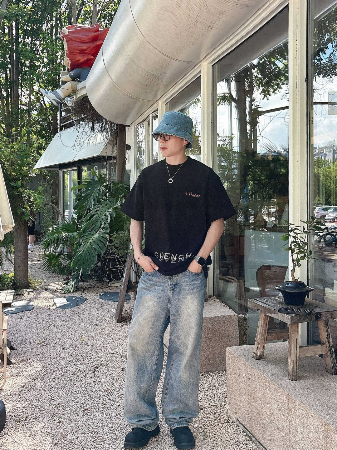 25新款磨毛短袖阔版T恤颜色：黑，白，灰尺码：XS-XL