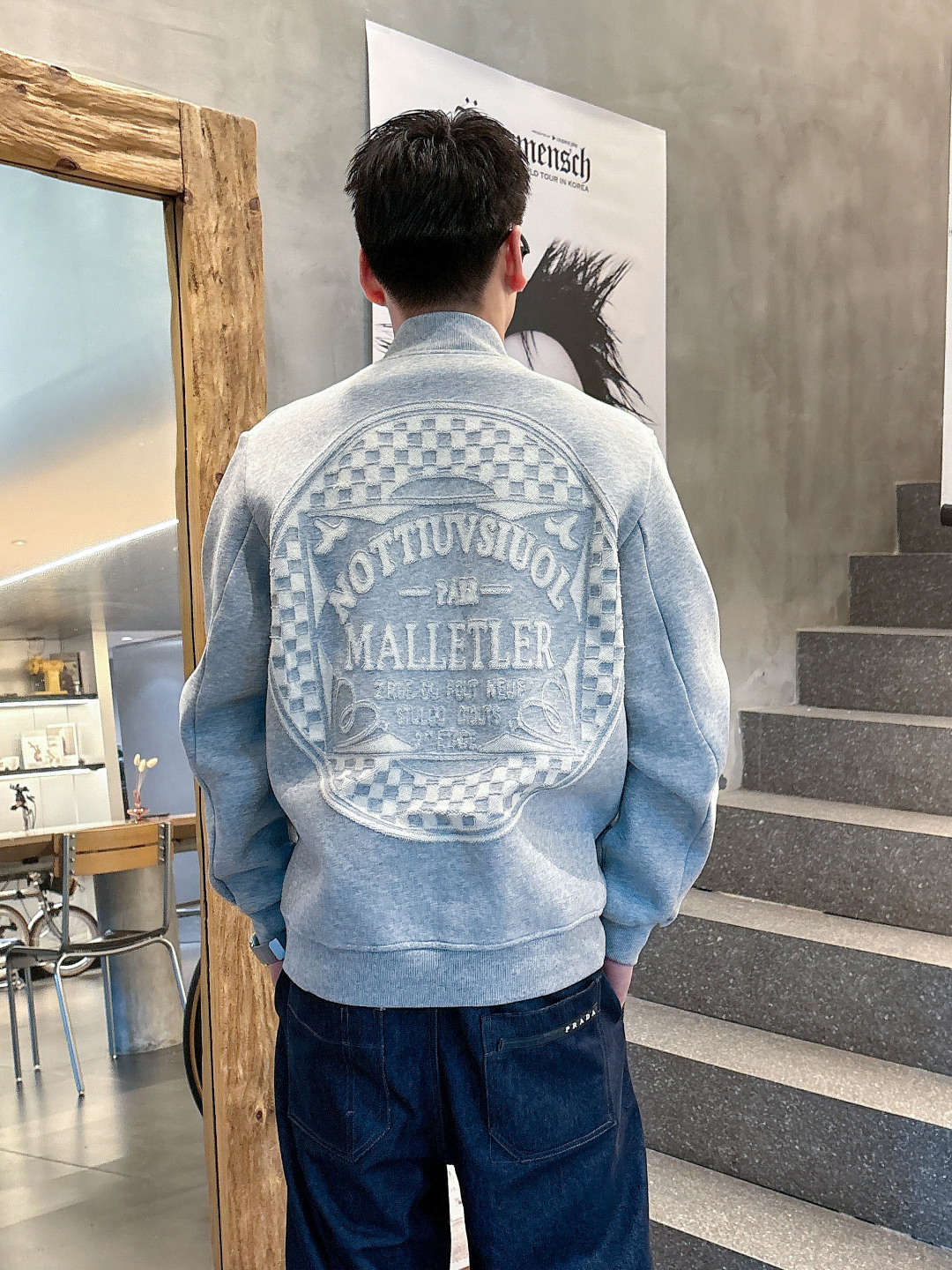 2025秋冬新款驴家重工艺烧花外套S-XL