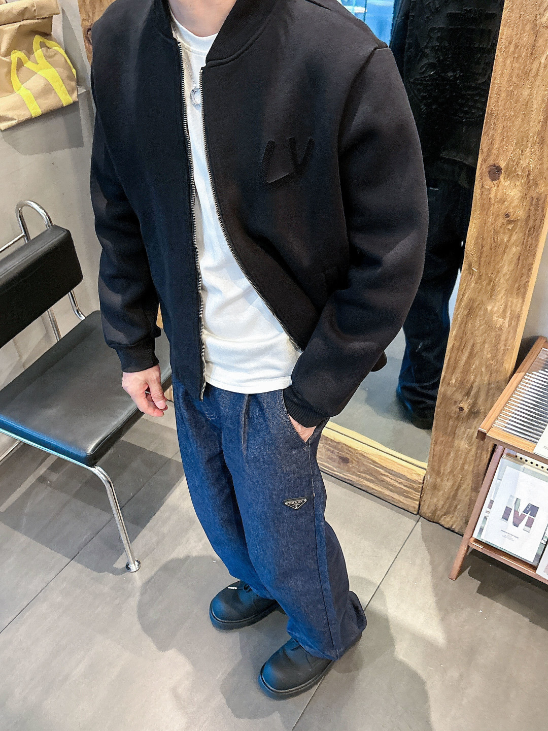 2025秋冬新款驴家重工艺烧花外套S-XL