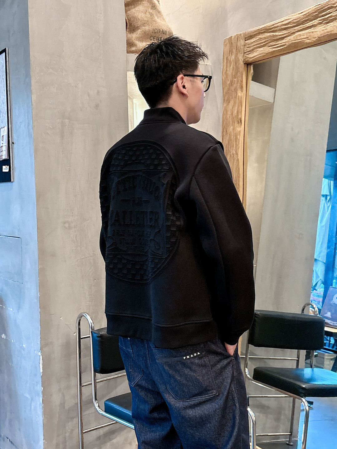 2025秋冬新款驴家重工艺烧花外套S-XL