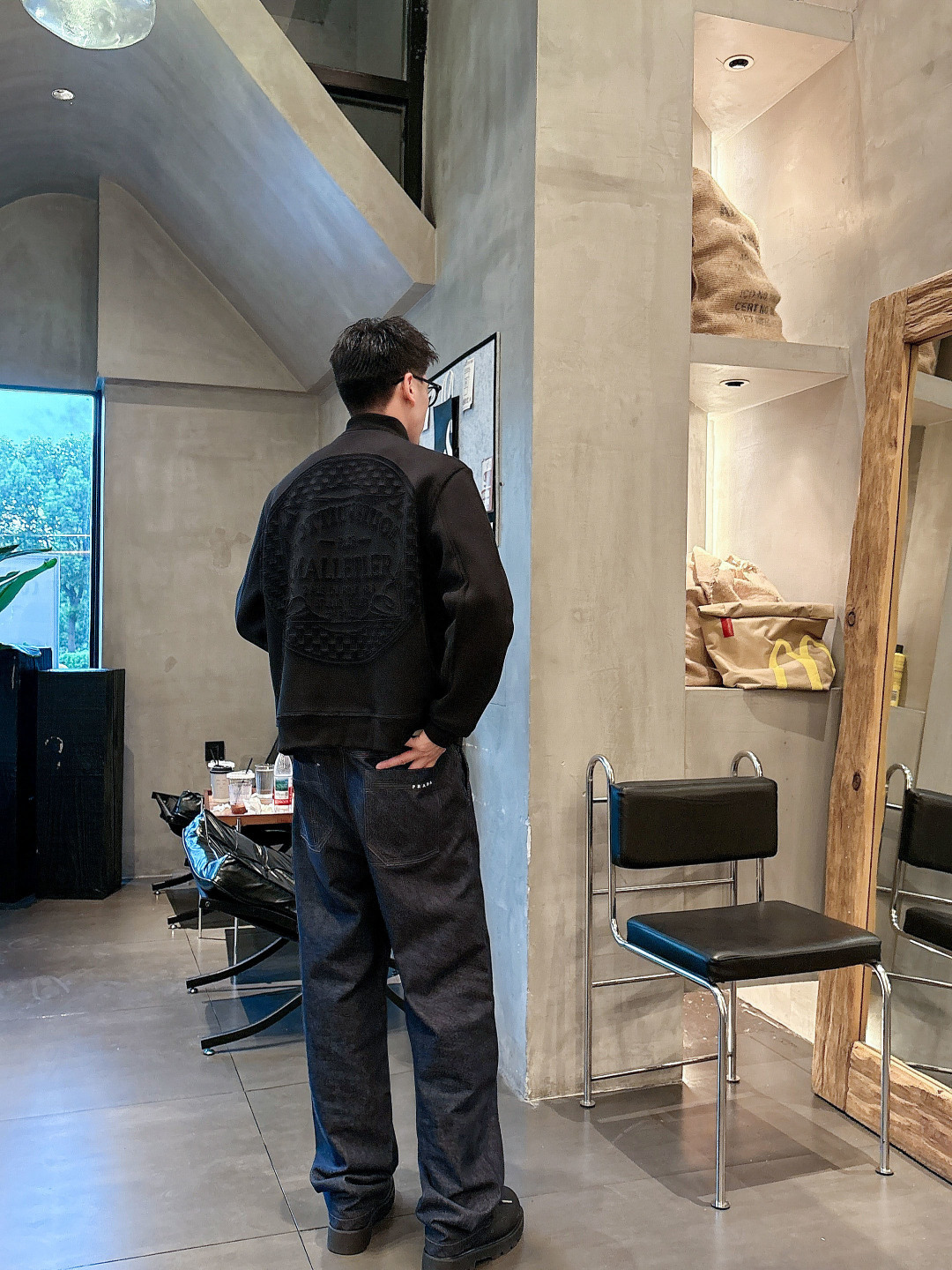 2025秋冬新款驴家重工艺烧花外套S-XL